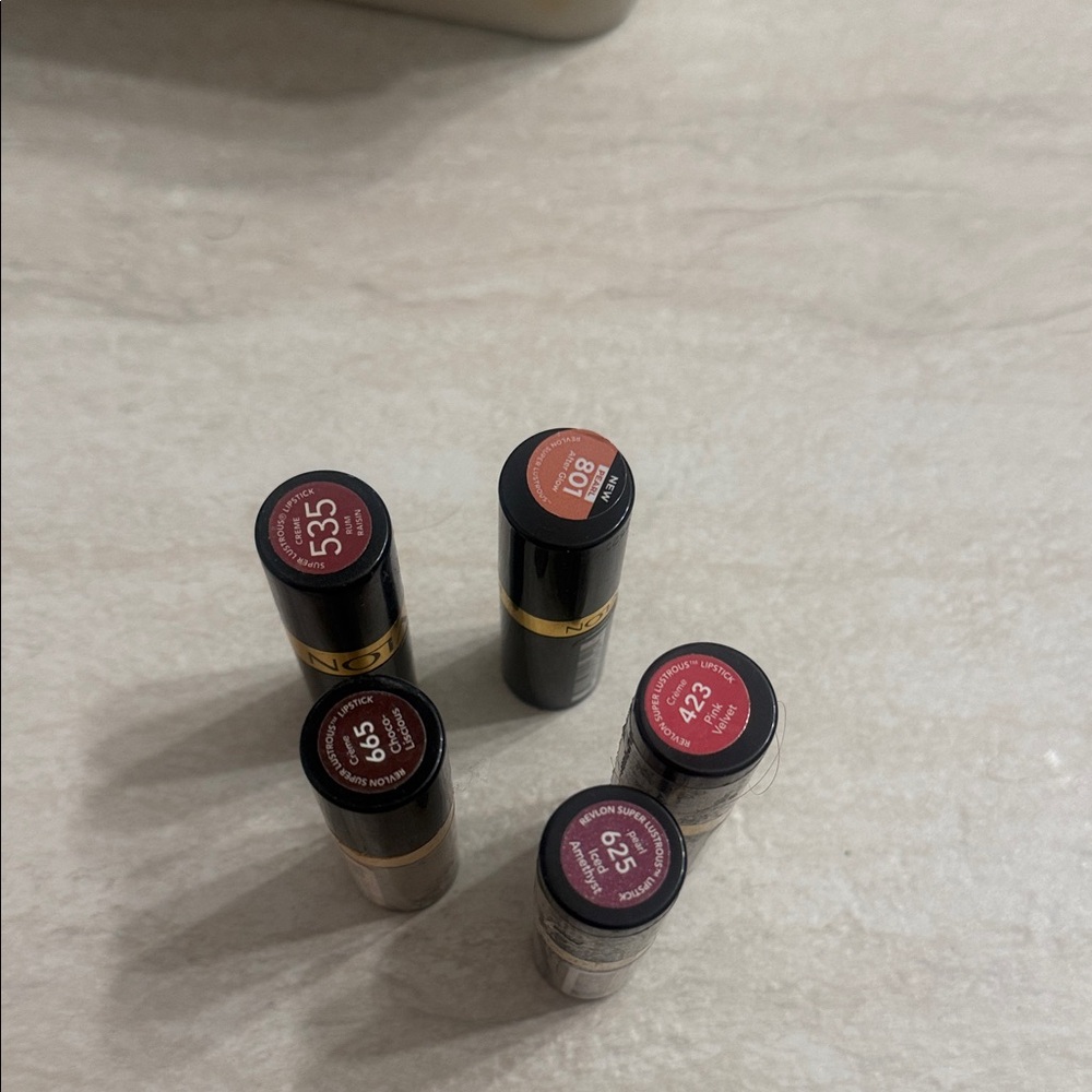 Revlon Super Lustrous Lipstick Collection – Pink, Mauve & Coral Tones
